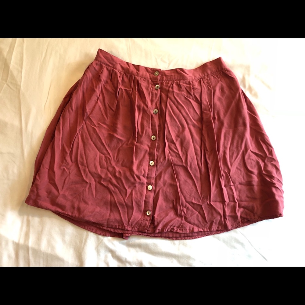 Button up flowing skirt